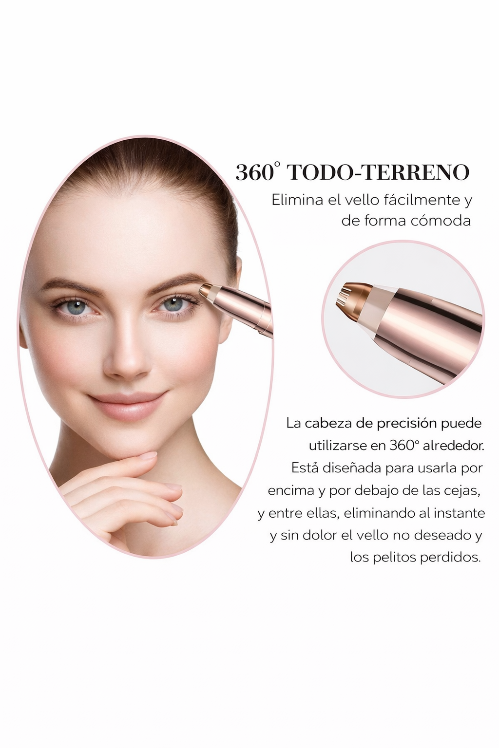 Depilador Facial Eléctrico
